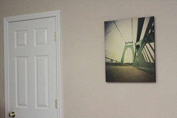 St John's Bridge pinhole camera photo on canvas