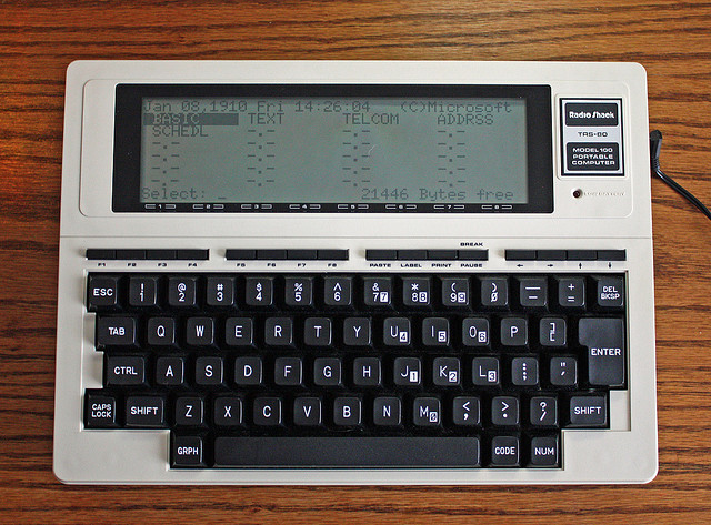 TRS 80 Portable computer