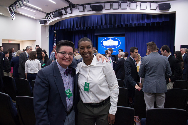 Me and Monica Arrambide at the White House