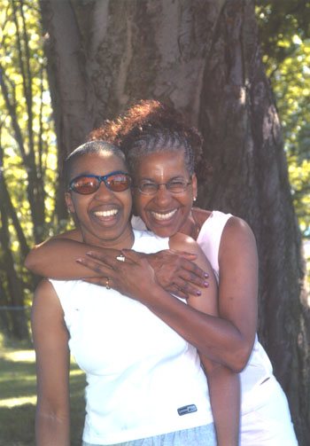 me and mom at Donald Dixon's annual family picnic