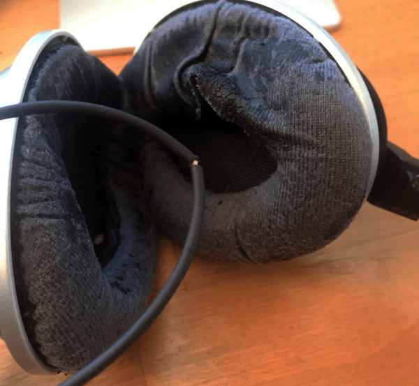 Bose headphones that have seen better days